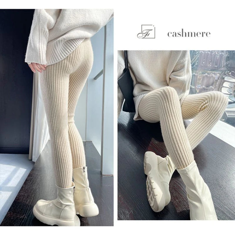 Woman's Ankle Length Slim Leggings