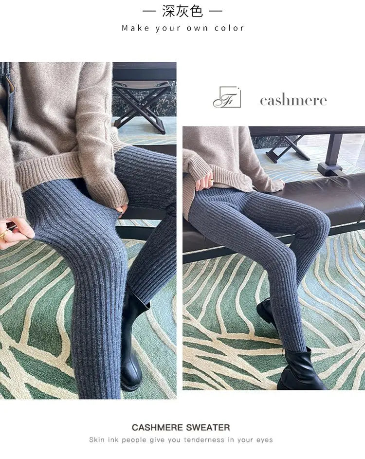 Woman's Ankle Length Slim Leggings