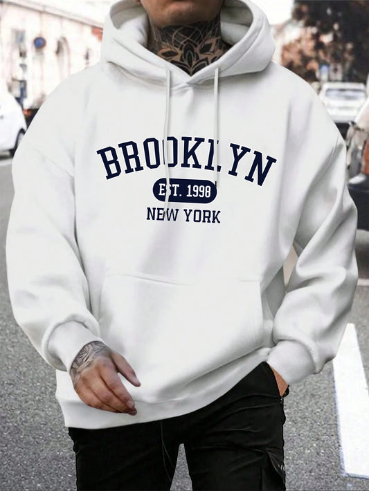 Brooklyn Est 1998 New York  Men's Hoodies