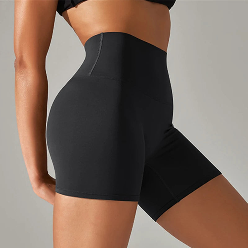 Women Sports High Waist Yoga Shorts