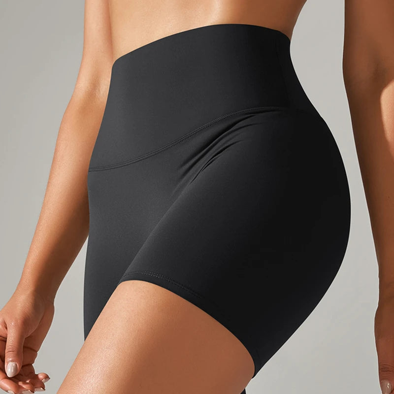 Women Sports High Waist Yoga Shorts