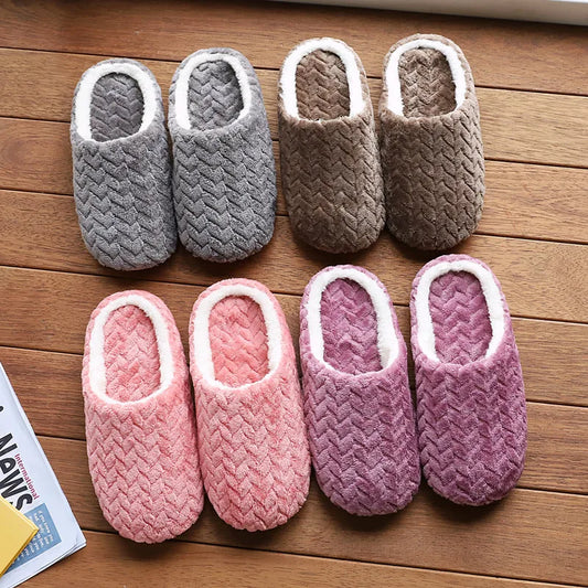 Woman's Fluffy Home Slippers